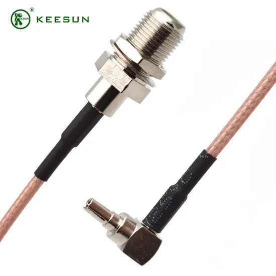 Male Connector Flexible Rg316 Cable Assembly 50 Ohm Communication Cables for Antenna