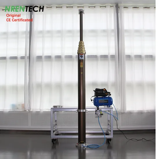9m Pneumatic Telescoping Antenna Mast Pole