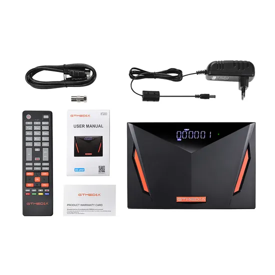 China Factory Gtmedia V8 UHD 4K Wholesale Satellite Decoder DVB-S2+T2+Cable Internet TV Receiver