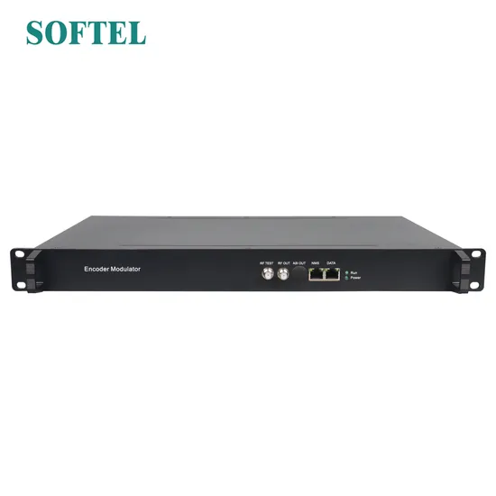 Softel 8 in 1 HD Video Encoder Modulator DVB-C RF out Encoder Modulator