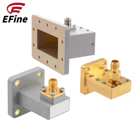 2.60~3.95GHz Waveguide to Coaxial Adapter End-Launch