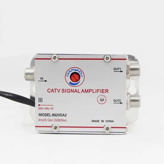 CATV Signal Amplifier 20dB Home TV Equipments 45MHz to 1000MHz