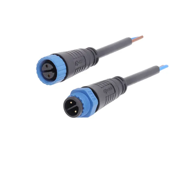 High Quality M15 IP67 Waterproof 2 Pin Over Molded Cable Connector