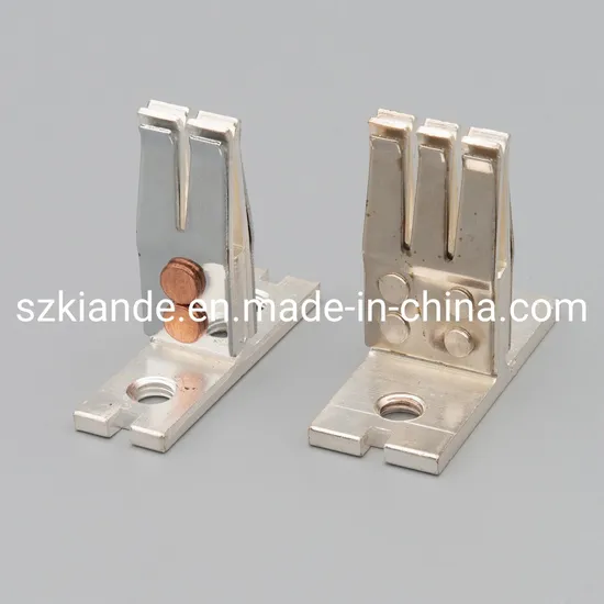 Copper Plug-in Earth Contact Clips Busbar Clamp for Busduct Joint Block