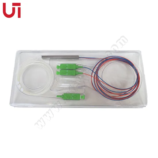 Ut-King Mini Type Fiber Optic G657A11X2 with Sc APC Connector PLC Splitter