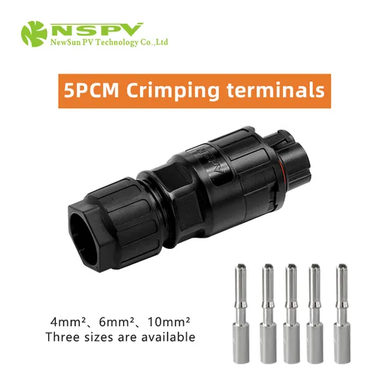 Lec Power Connection and Waterproof IP68 5 Pin Cable Male Connector