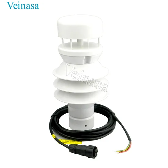 Veinasa-Thprw-03 Rainfall Temperature Humidity Air Pressure Wind Speed Direction Mini 6 Elements Compact Ultrasonic Weather Station