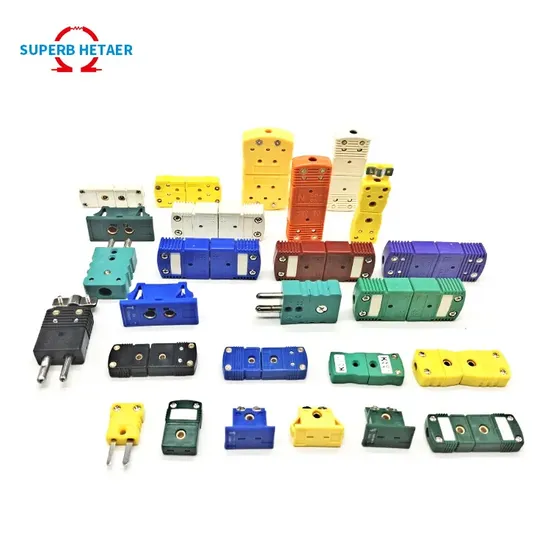 Industrial Grade High-Temperature K-Type Thermocouple Male/Female Connector