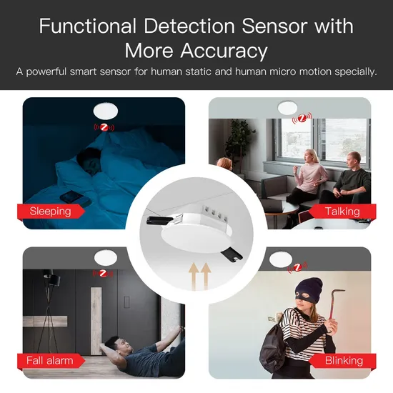 Tuya Wide Range Zigbee PIR Human Presence Detector for Intruder Alarm