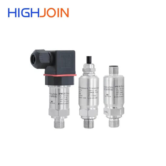 4-20mA voltage output 80mm height min size Piezoresistive pressure sensor Hirschmann connector cable outlet transmitter