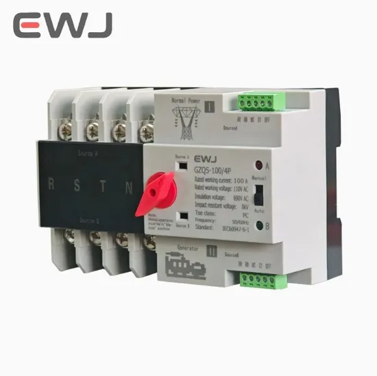4p 63A 125A Mains Generator Photovoltaic Model Millisecond Level Uninterrupted Dual Power Automatic Transfer Switch