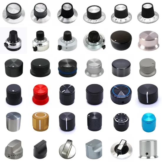 Custom Metal Guitar 6mm Knurled Thumb Knob Control Volume Aluminum Potentiometer Knob