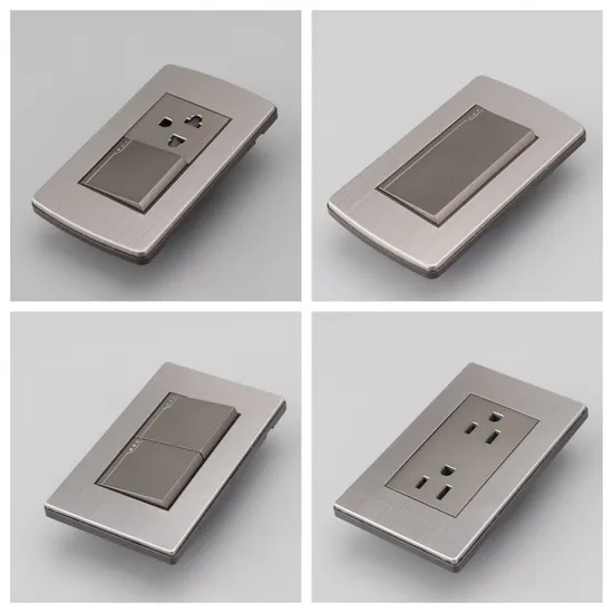 American 118 120 1 2 3 Gang Stainless Steel Electrical Light Wall Switch and Socket Outlet Madeinchina Manufacturer Supplier