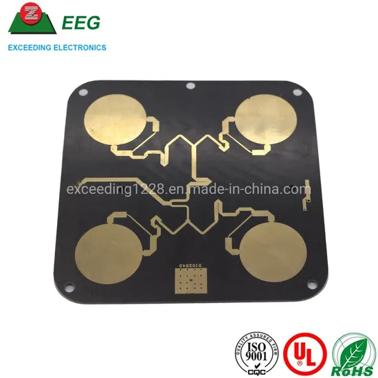 High Frequency Circuit Bords Immersion Gold PCB for Electronics Radio Frequency