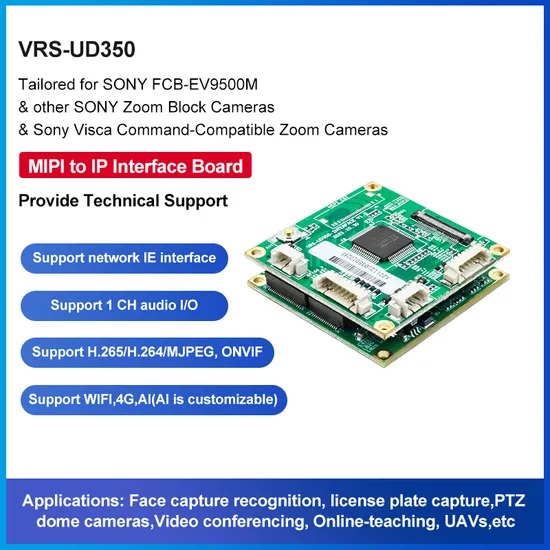 Vrs-Ud350 Mipi IP Interface Board Mipi to IP Output