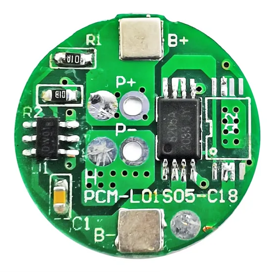 1s 2.5A Round BMS for 3.6V 3.7V Li-ion/Lithium/Li-Polymer 3V 3.2V LiFePO4 Battery Pack Size Φ 18mm (PCM-L01S05-C18)