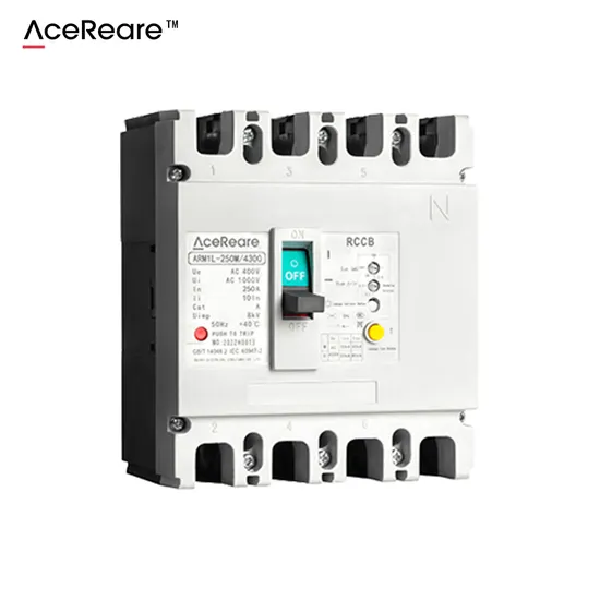 Arm1l Series Residual Current Protected Circuit Breaker 4poles 250AMP RCCB