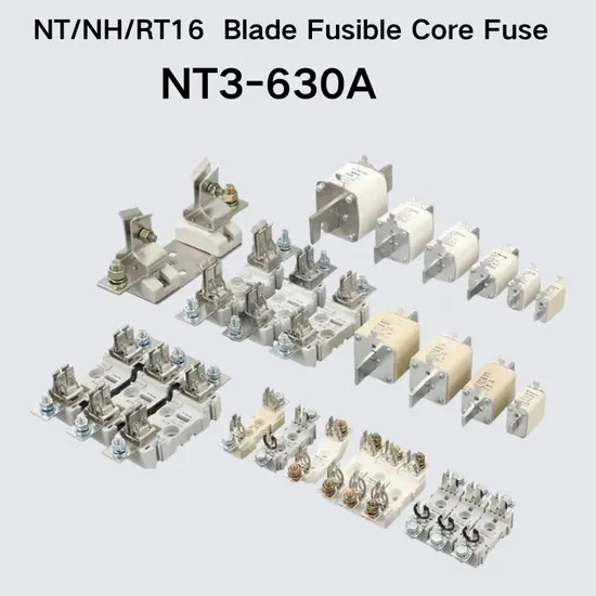 Nh/Rt16/Nt00 HRC Series Fuse Link Blade Fuse Nt3 630A Low Voltage Electrical Fuse Link 690V AC Resistance Temperature Fuse