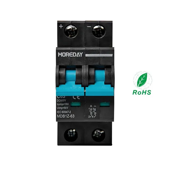 600V 1000V DC 1000V 2p 10A 16A 20A 25A 32A 40A 63A Curve DC MCB Miniature Circuit Breaker for PV System