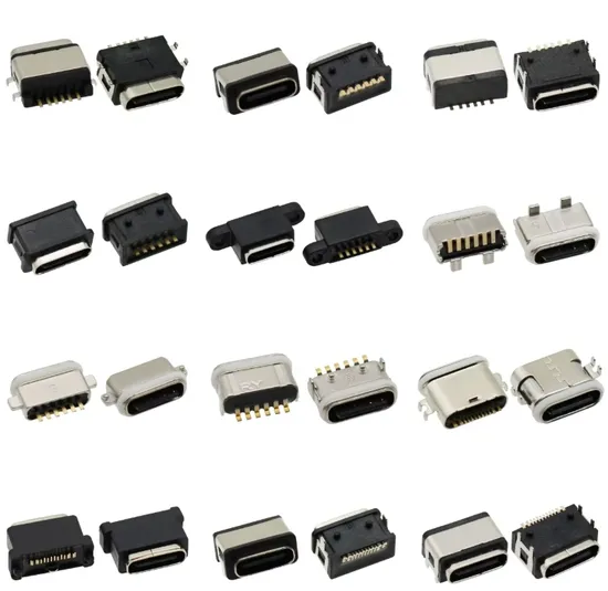 Waterproof Series USB 3.0 Type-C Dustproof PCB SMT Charging Port Female Connector