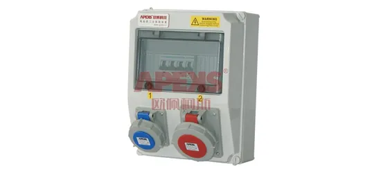 Industrial Socket Panel Mounted Sloping Socket Angled Socket