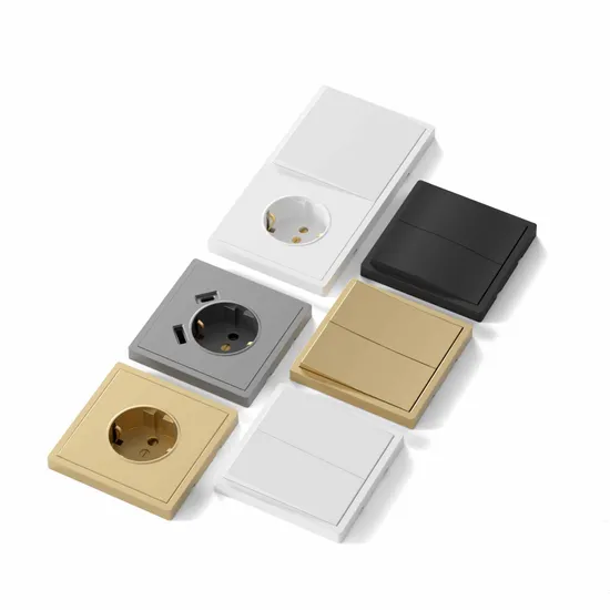 F300 Single Grey Schuko Socket Germany French Russia Electrical Switch Wall Socket EU Plug Socket