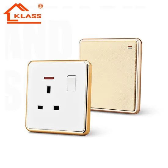 BS1363 13A UK Wall Mounted Type Single Switched Socket