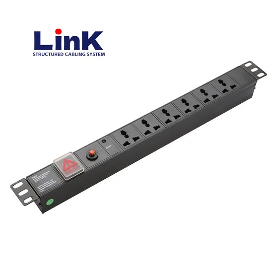 Basic PDU with 6 Lockable Outlets and LED Status Display
