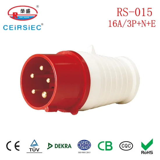 16A 5 Pin Female Industrial Socket for Cee Type IP44 Surface Socket for Weatherproof