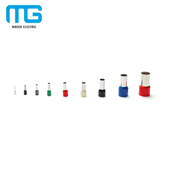 E Te Nylon Insulated Copper Cord End Terminal with Matte Tin Plated