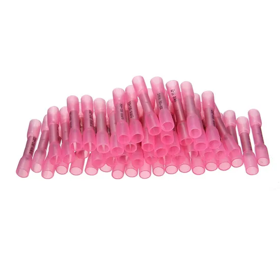 Hampool 200 PCS Automotive Marine Grade Electrical Waterproof Wire Connectors Heat Shrink Butt Connectors