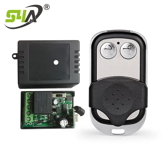 Door Access Control 433MHz or 315MHz Wireless Remote Control Kit/Set Two Channels/Relays DC 12V Learning Code Remote Control for Smart Lock Smart Transmitting