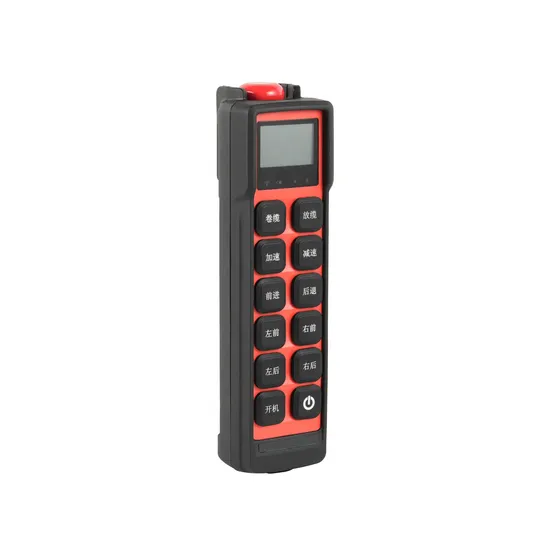 Techwell a 12 Key Single-Speed Industrial Radio Remote Control Transmitter for Crane and Construction Equipment