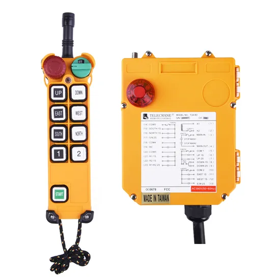 F24-8D 8 Buttons Double Speed Telecrane Crane Remote Control