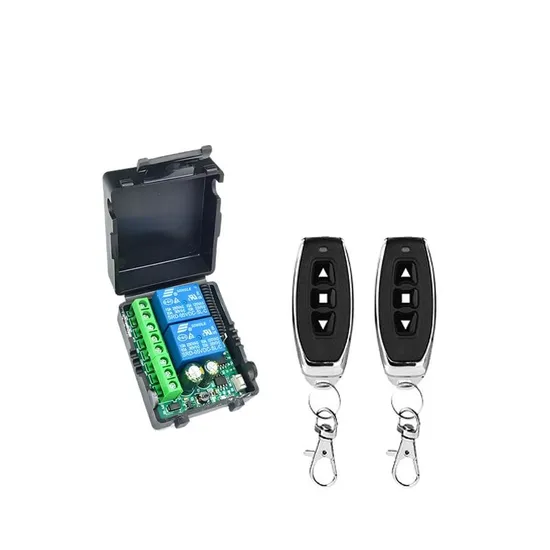 DC12V24V 10A 2CH Telescopic Rod Motor Light Switch Transmitter 433MHz Remote Wireless Remote Control Switch