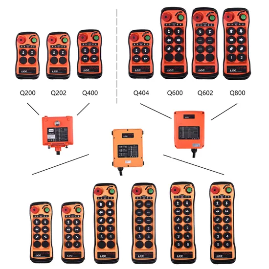 Q800 Lcc Crane Universal Radio Remote Control for Hoist Crane