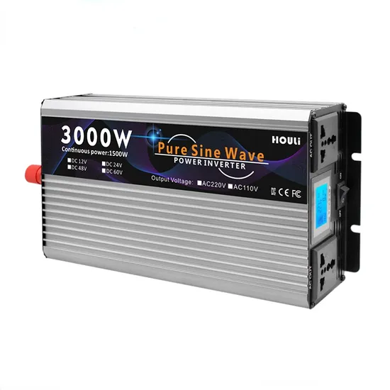 Houli 3000watt Pure Sine Wave Inverter Power Inverter 12V to 110V Conversor Energia Inversor 24V/220V LCD Display for Inverter