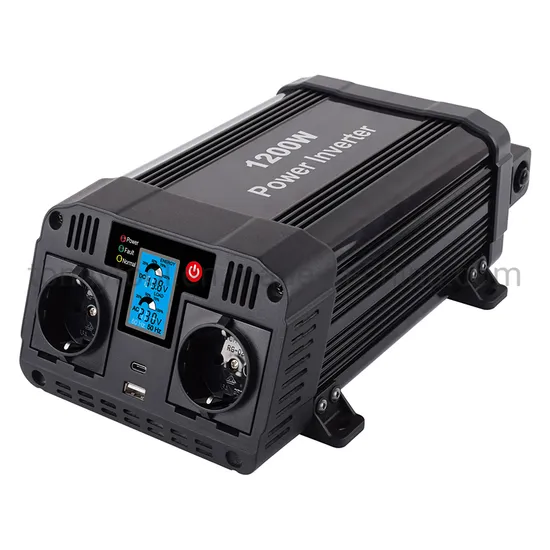 1000W/1200W/1500W Pure Sine Wave DC to AC Car Power Inverter with LCD Display and Mounting Bracket