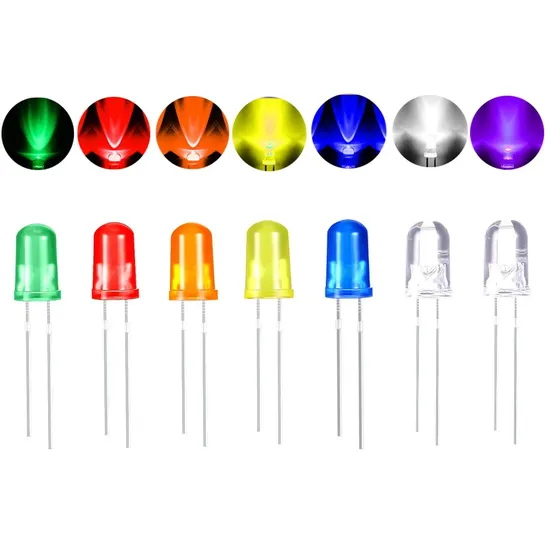 LED Round Tube Diode RGB Flashing 940nm IR Infrared Emitting LED Diode