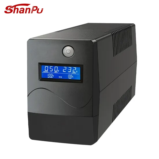 Single Phase 110VAC 120VAC No Break Offline UPS Power Supply 450va 650va 1000va 1500va 2000va Uninterrupted Power with 12V Battery for Smart Printer/PC Computer