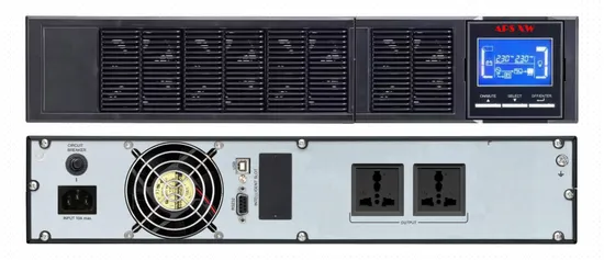 High Frequency Rack Mount Online UPS Wide Input Voltage Range
