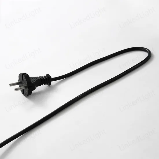 VDE EU AC Round Plug with Power Cord Wire Cable