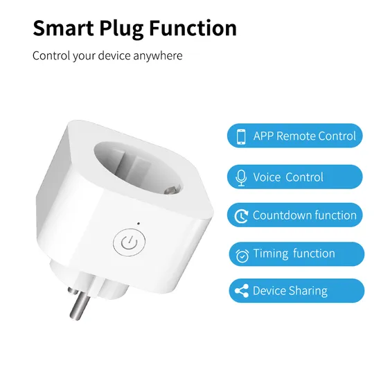 Minco Home Remote Wall Socket Energy Monitoring Timing Scheduling Tuya WiFi Outlet Smart Plug