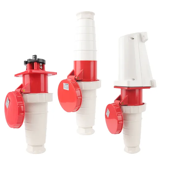 IP67 Waterproof Industrial Electric Plug and Socket Male Female Socket 63A 125A