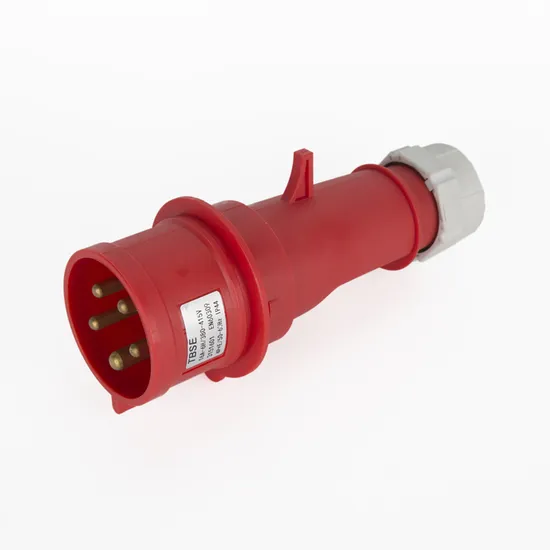 IEC60309 Industrial Power Plug 63A 380-415V~ IP67 Watertight 3p+E