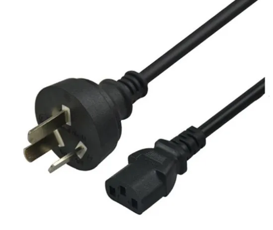 Power Cable, 3pin Flat Plug to 3pin Flat Jack (Australian TYPE)