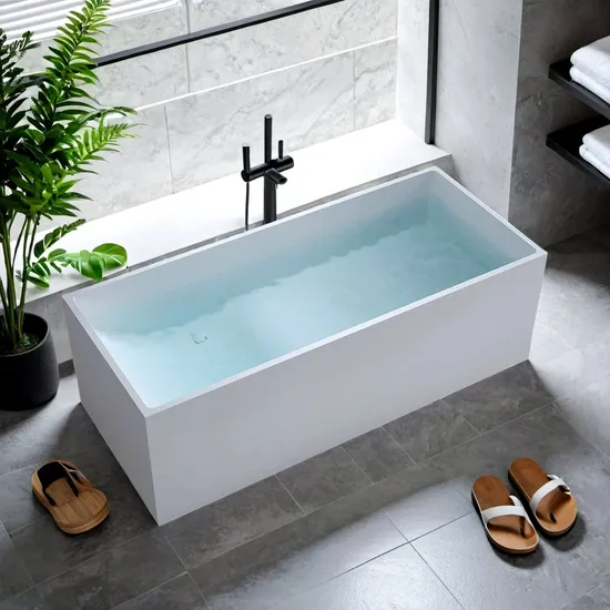 Factory Sale Acrylic Bathtub SPA Bathtub Hot Tub Freestanding Bathtub for Hotel