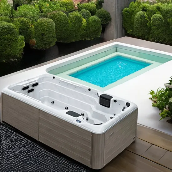 Chinese Manufacturer High Quality Hottub Outdoor SPA Pool 5m Swim SPA Endless Pool