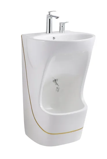 Color Musilim Basin Wudu Basin Bathroom Vertical Vanity Unique Modern Dual Level Basin