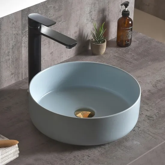 Fashion Ceramic Hand Wash Basin Color Matte Glaze Colored Ceramic Basin